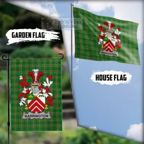 Barrington Irish Clan Flag with Coat of Arms