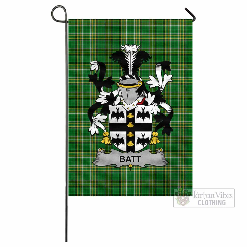 Batt Irish Clan Flag with Coat of Arms