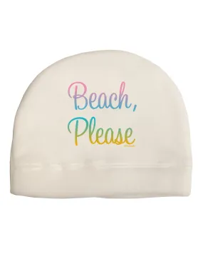 Beach Please - Summer Colors Child Fleece Beanie Cap Hat