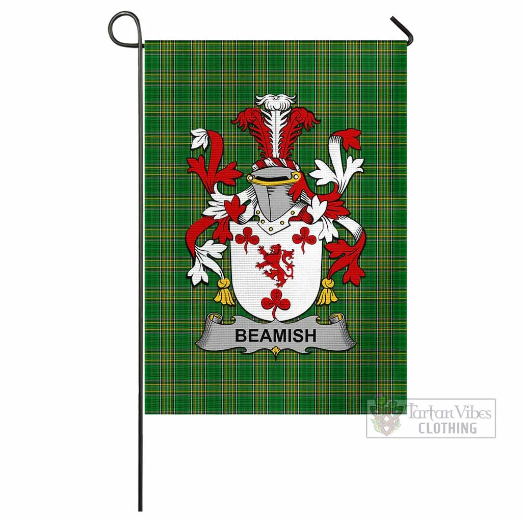 Beamish Irish Clan Flag with Coat of Arms