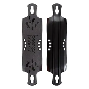 Beercan Black 42" Oat Soda Drop Through Longboard Deck