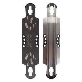 Beercan Chrome 38" Hoke Drop Through Longboard Deck