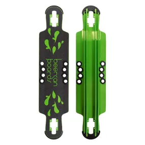 Beercan Green 38" Hoke Drop Through Longboard Deck
