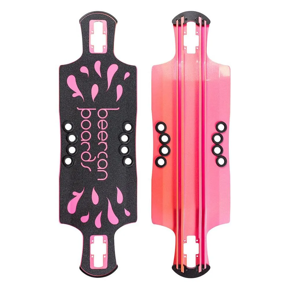 Beercan Pink 35" Oat Soda Drop Through Deck