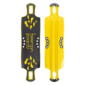 Beercan Yellow 42" Oat Soda Drop Through Longboard Deck