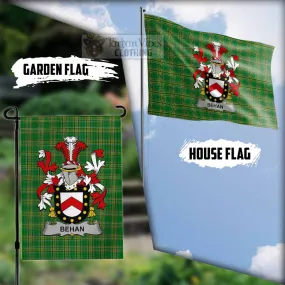 Behan Irish Clan Flag with Coat of Arms