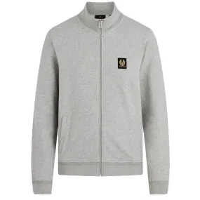 Belstaff Grey Zip-Up Sweatshirt