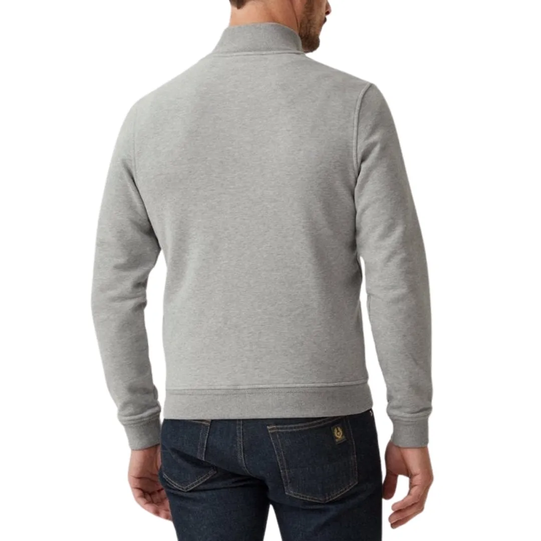Belstaff Grey Zip-Up Sweatshirt