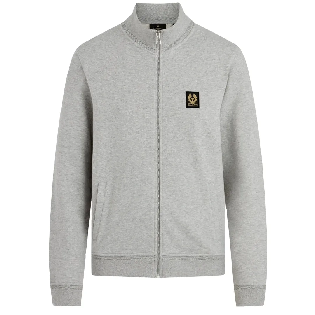 Belstaff Grey Zip-Up Sweatshirt