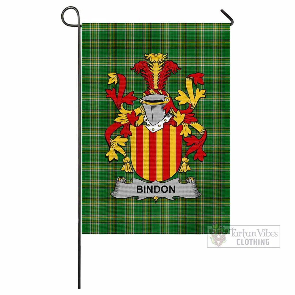 Bindon Irish Clan Flag with Coat of Arms