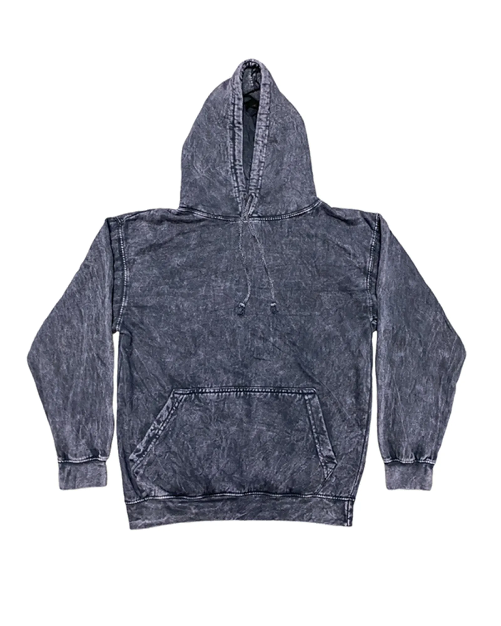 Black Mineral Wash Hoodie