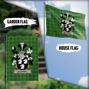Blayney Irish Clan Flag with Coat of Arms