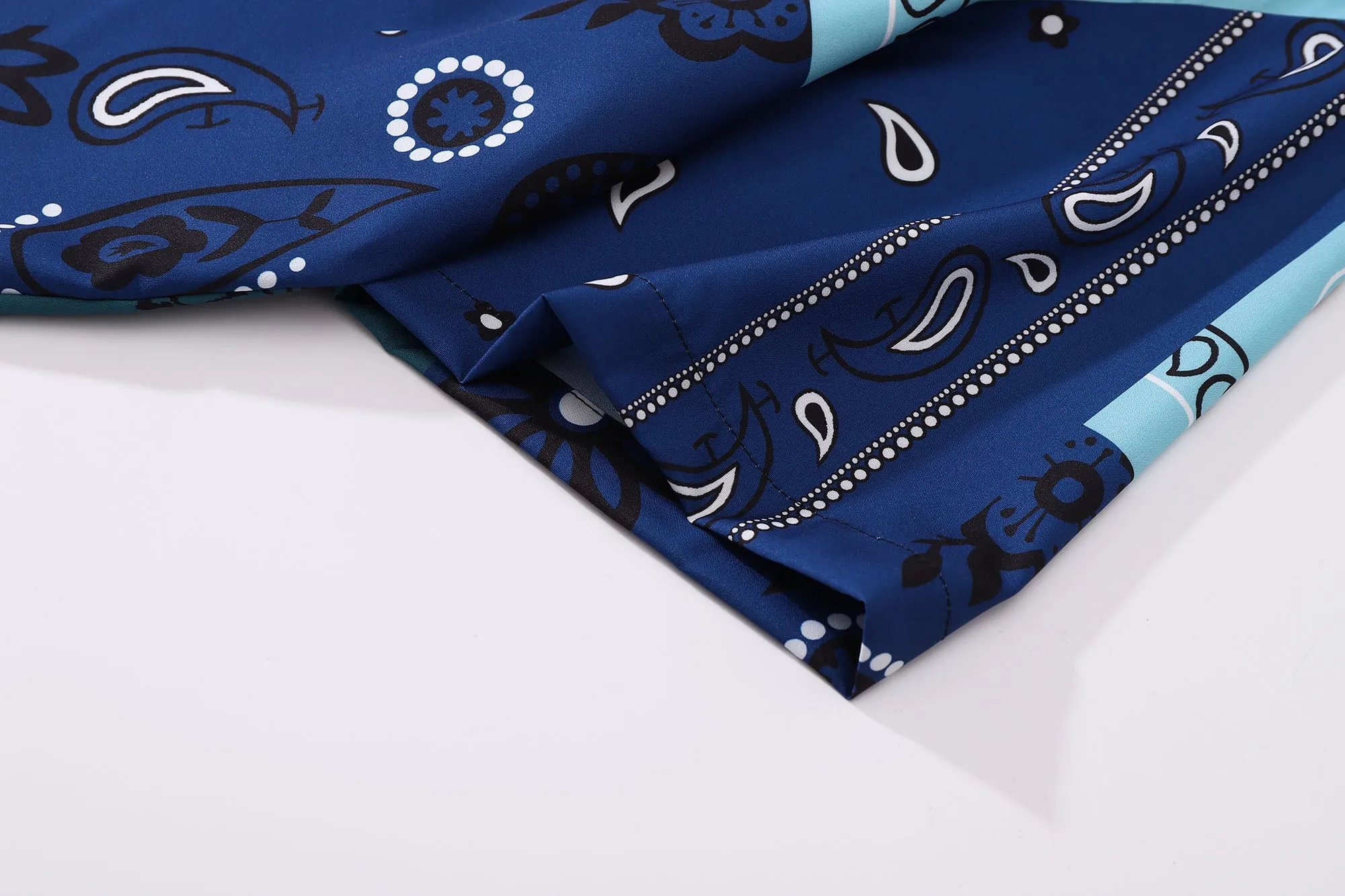 Blue Paisley Shirt