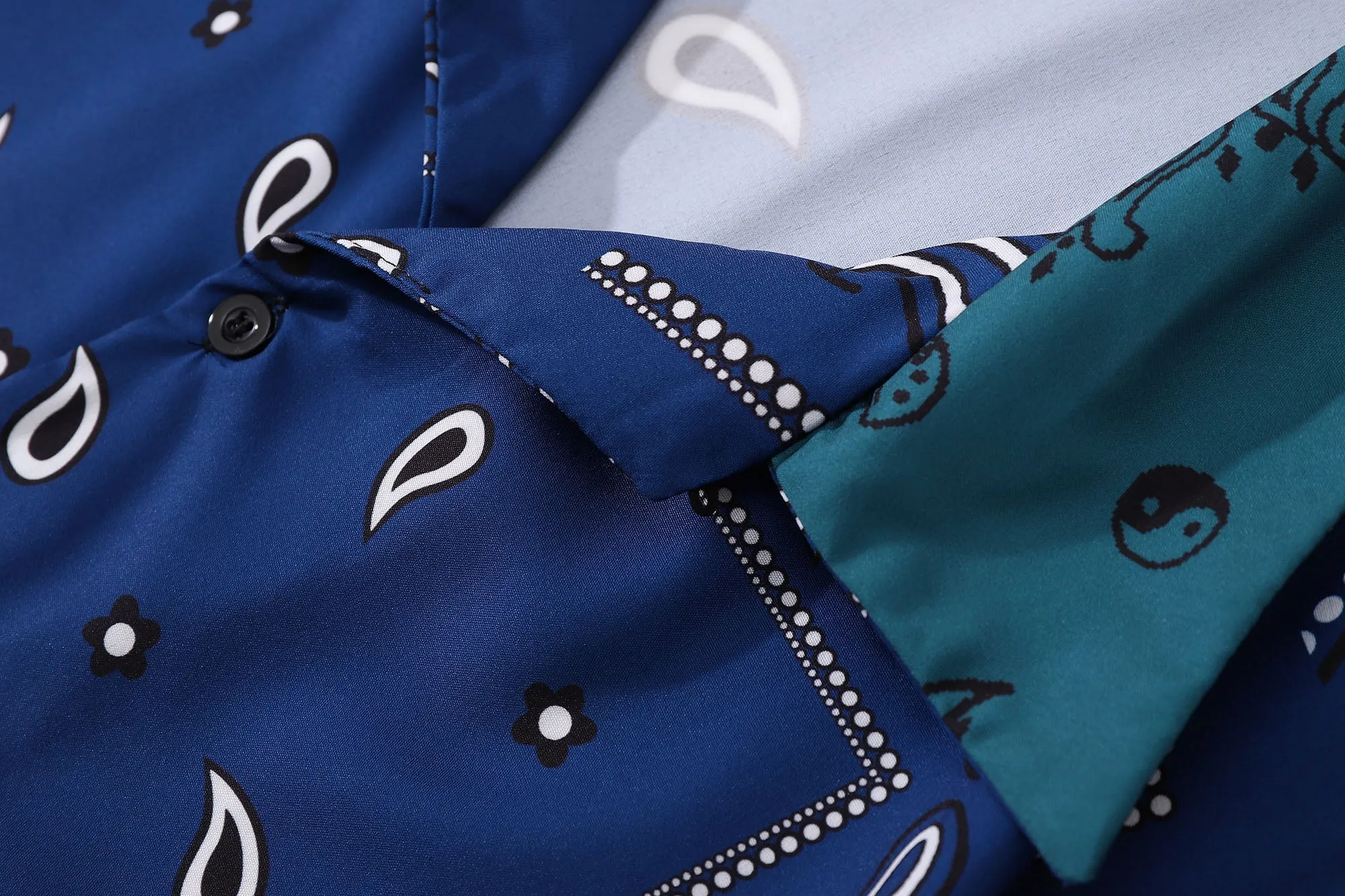 Blue Paisley Shirt