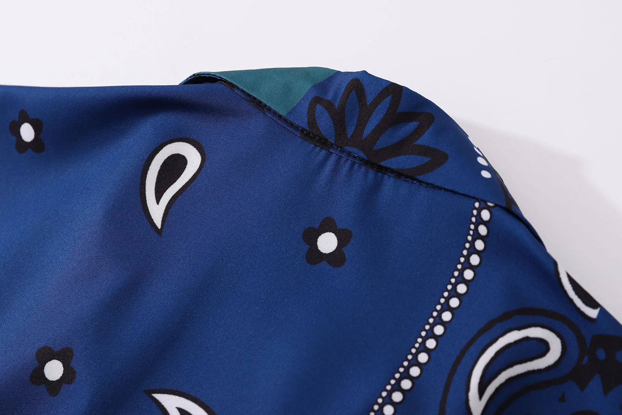 Blue Paisley Shirt