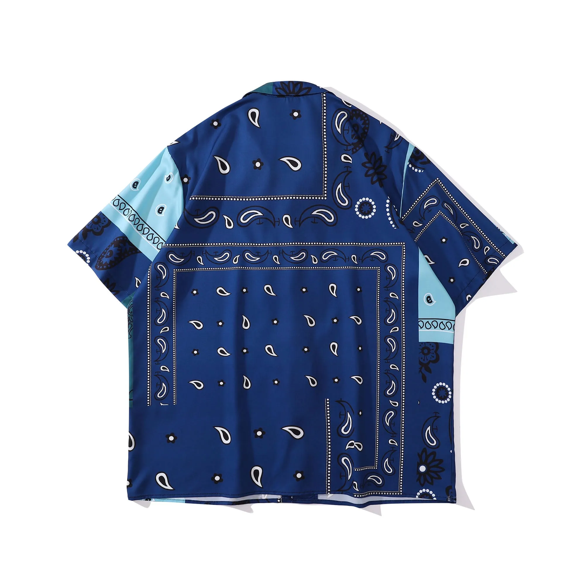 Blue Paisley Shirt