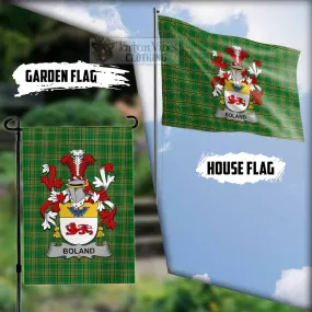Boland Irish Clan Flag with Coat of Arms