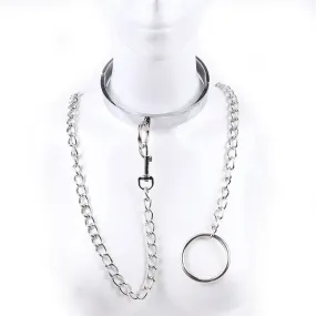 Bondage Collar, Chain and Lead