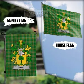 Boyle Irish Clan Flag with Coat of Arms