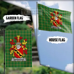 Brabazon Irish Clan Flag with Coat of Arms