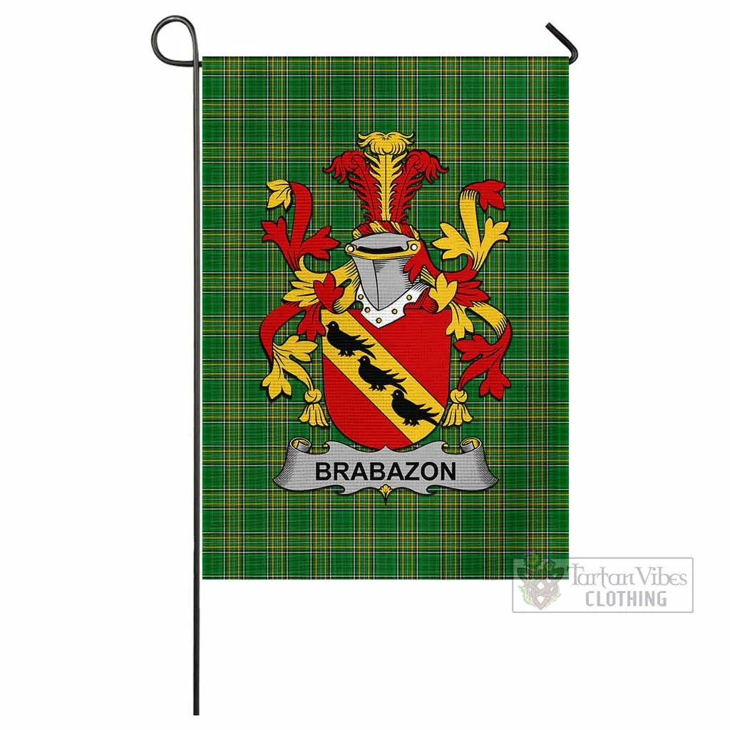 Brabazon Irish Clan Flag with Coat of Arms