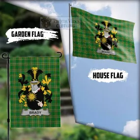 Brady Irish Clan Flag with Coat of Arms