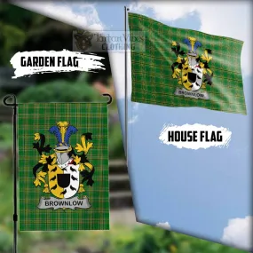 Brownlow Irish Clan Flag with Coat of Arms