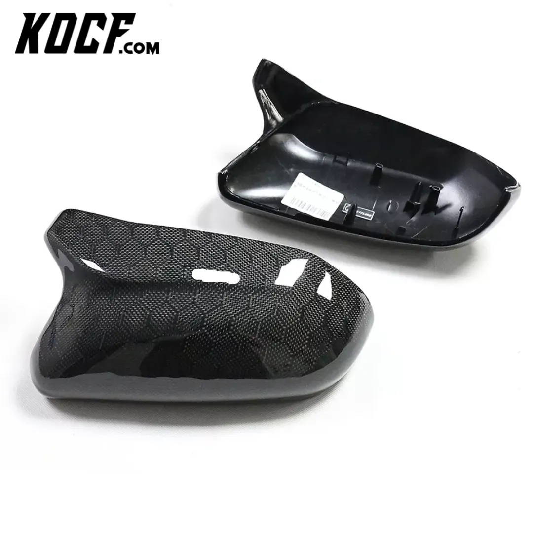 Carbon Fiber or Gloss Black Mirror Cap Replacements 2018-2024 Toyota Camry Compatible - VIP Price Free Shipping Item