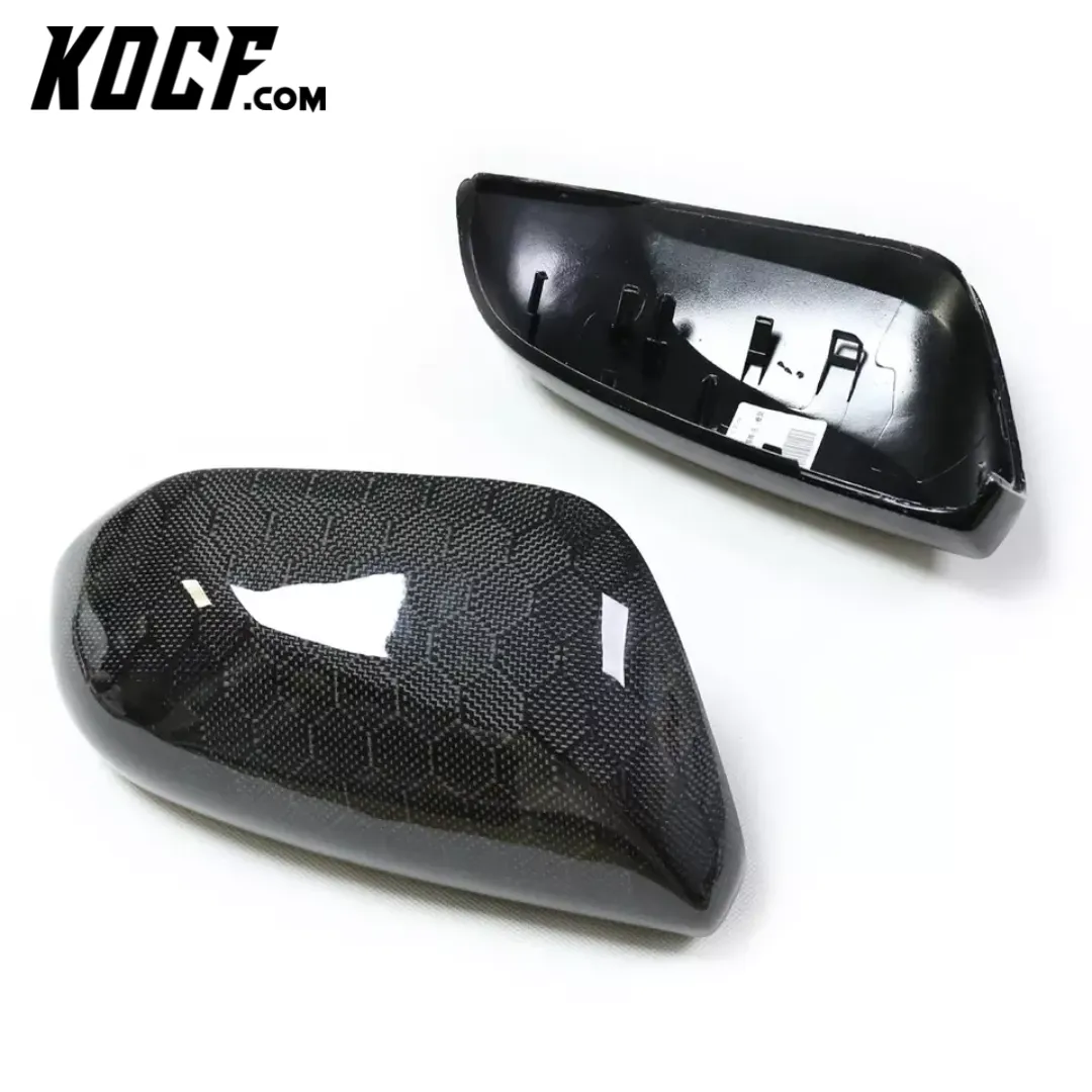 Carbon Fiber or Gloss Black Mirror Cap Replacements 2018-2024 Toyota Camry Compatible - VIP Price Free Shipping Item