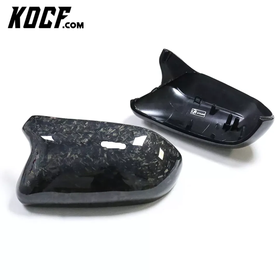 Carbon Fiber or Gloss Black Mirror Cap Replacements 2018-2024 Toyota Camry Compatible - VIP Price Free Shipping Item