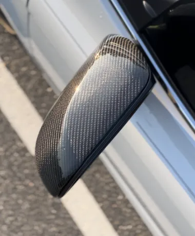 Carbon Fiber or Gloss Black Mirror Cap Replacements 2018-2024 Toyota Camry Compatible - VIP Price Free Shipping Item