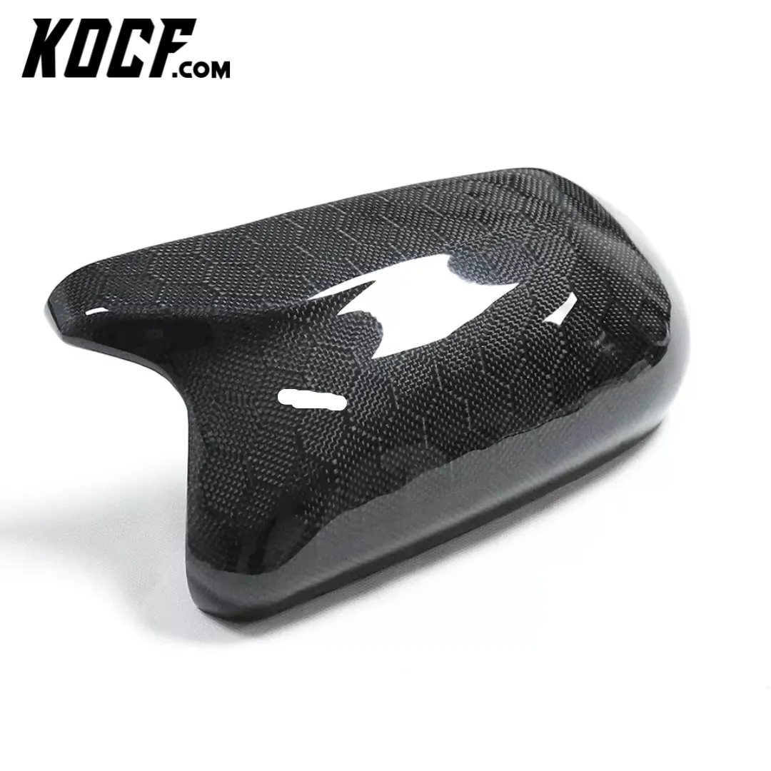 Carbon Fiber or Gloss Black Mirror Cap Replacements 2018-2024 Toyota Camry Compatible