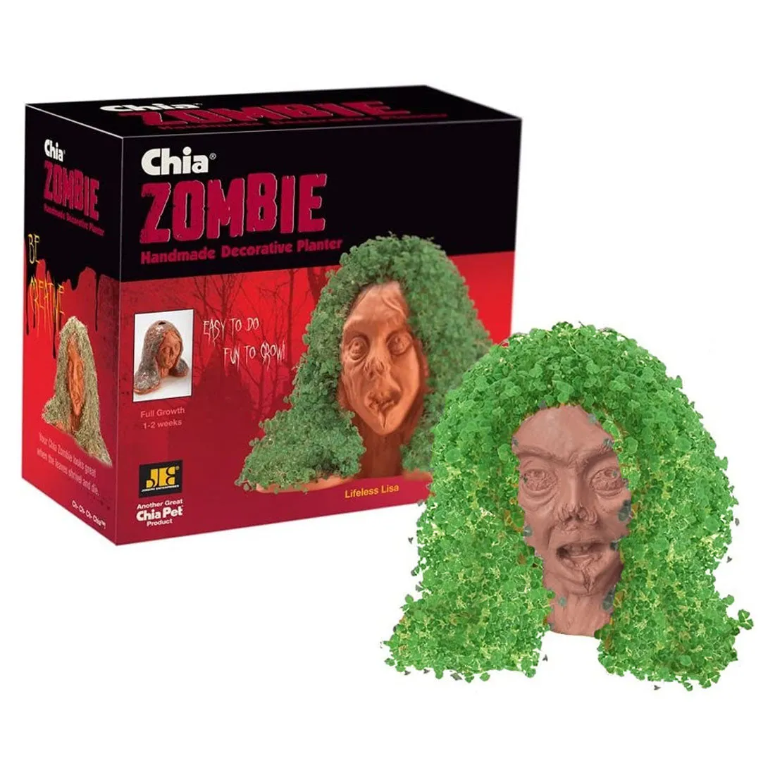 Chia Pet Planter - Zombie - Lifeless Lisa