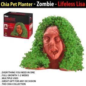Chia Pet Planter - Zombie - Lifeless Lisa