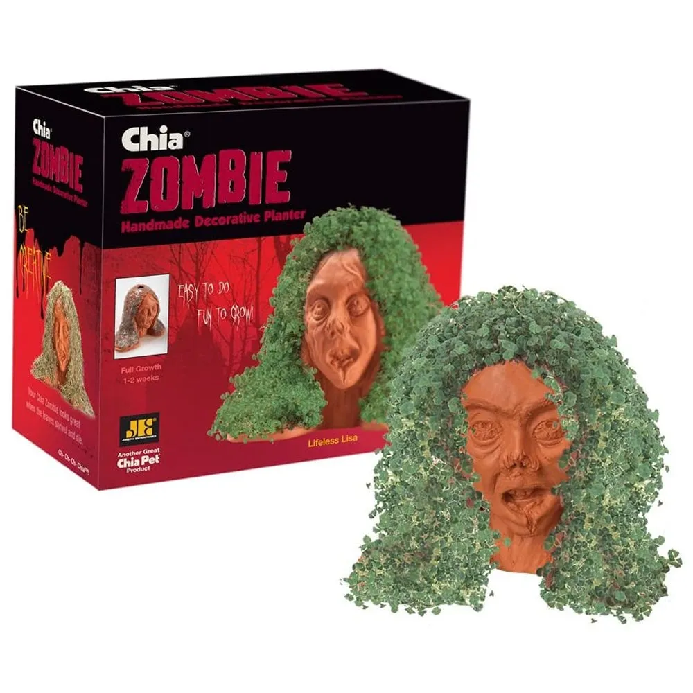 Chia Pet Planter - Zombie - Lifeless Lisa