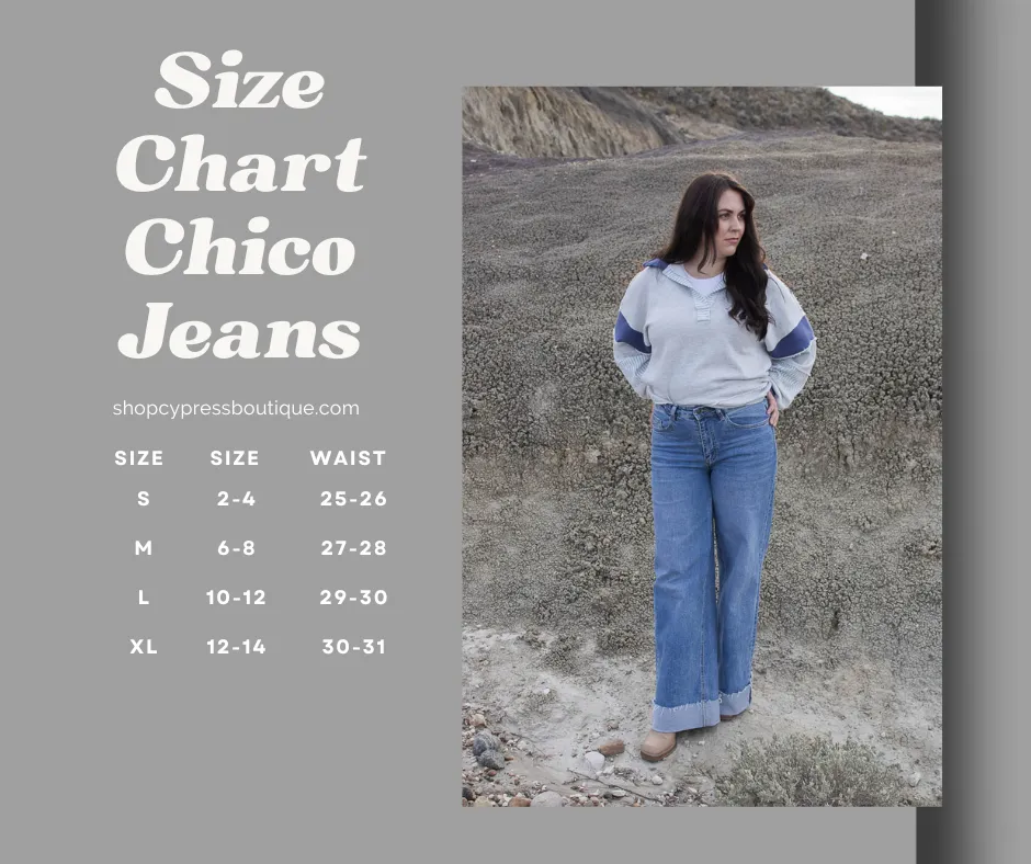 Chico Cuffed High Rise Jeans