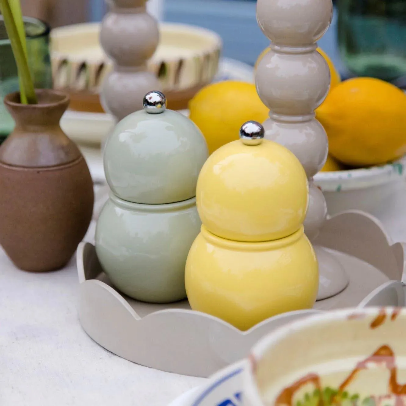 Chubby Salt & Pepper Mill | Buttercream