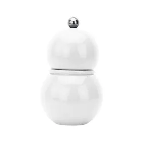 Chubby Salt & Pepper Mill | White