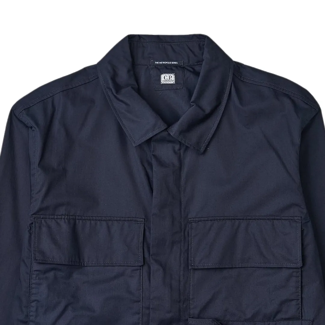 C.P. Company Gabardine PD Total Eclipse Navy Blue Jacket