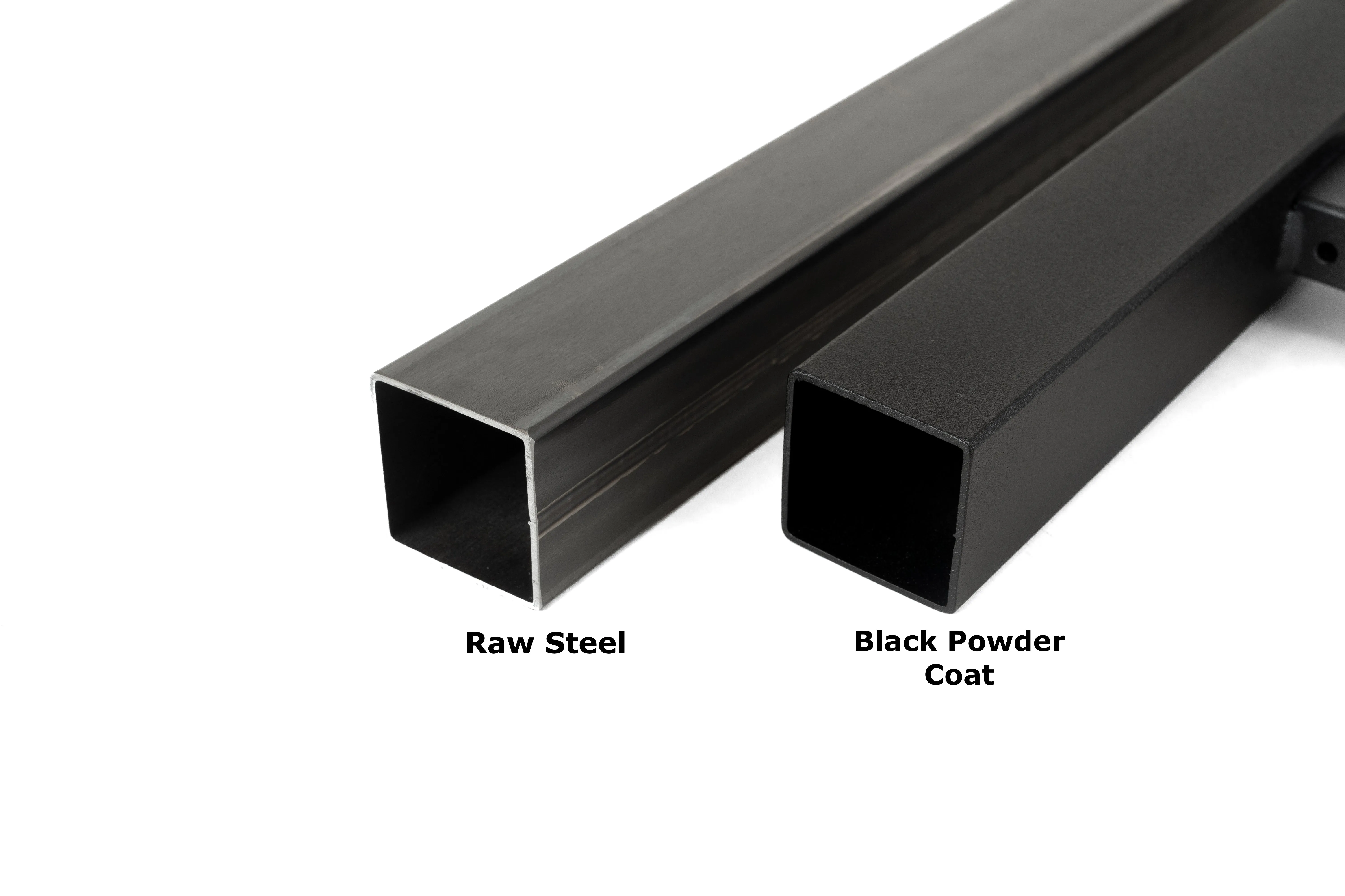 Customizable Trapezoid Narrow Tube Leg - Raw Steel