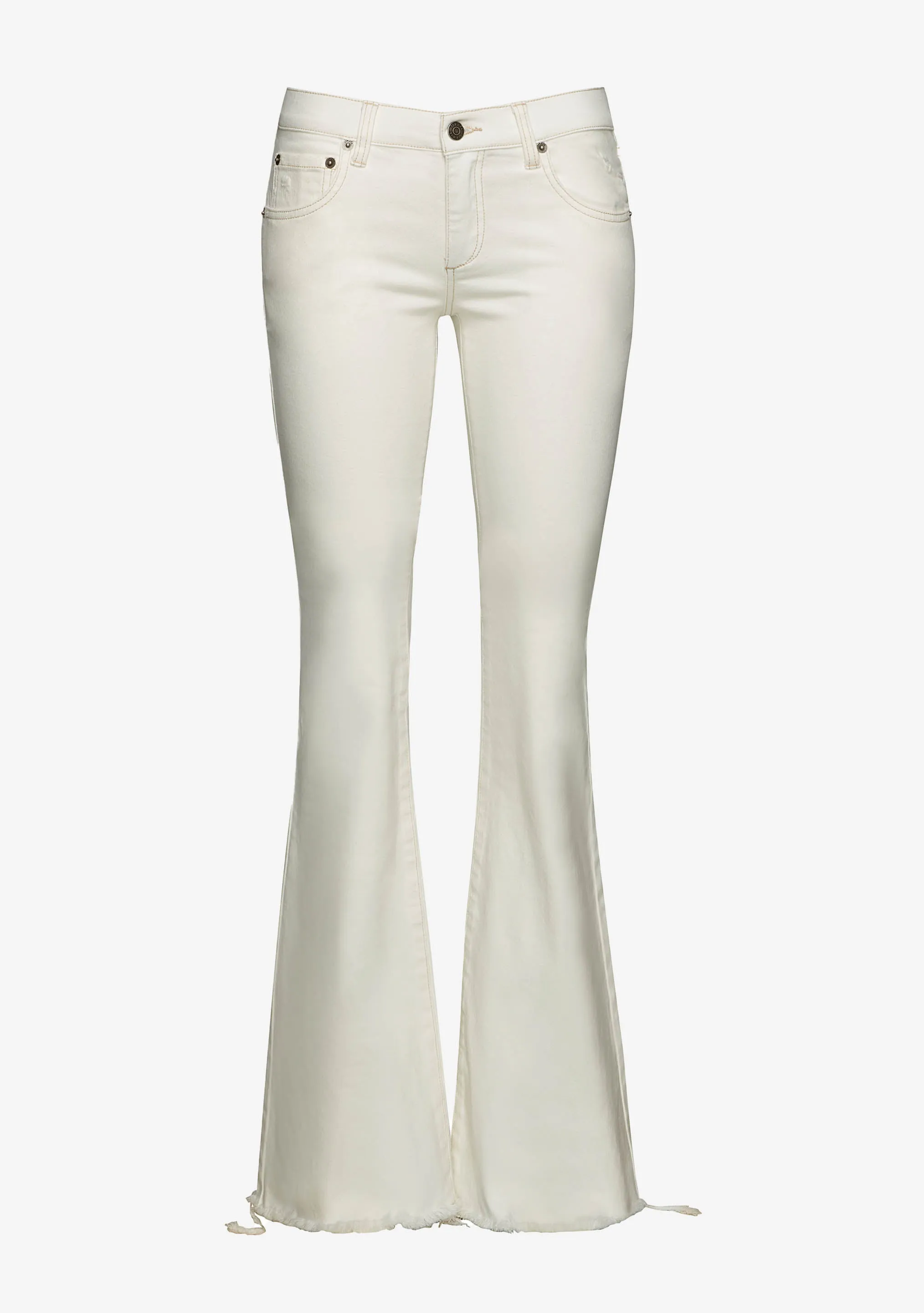 Demi Mid Rise Flare Jean