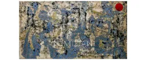 Domiziani Lava Stone Rectangular 44" x 24" Tabletop - Blue & Green