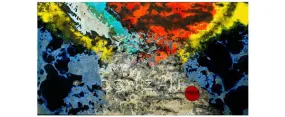 Domiziani Lava Stone Rectangular 44" x 24" Tabletop - Tramonto