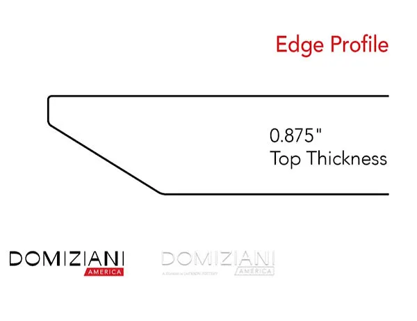 Domiziani Lava Stone Round 24" Tabletop - Luna Rossa