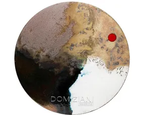 Domiziani Lava Stone Round 40" Tabletop - Roccia