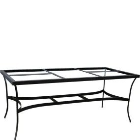 Domiziani Rectangular Dining Table Base 67 x 32 x 27 Brown