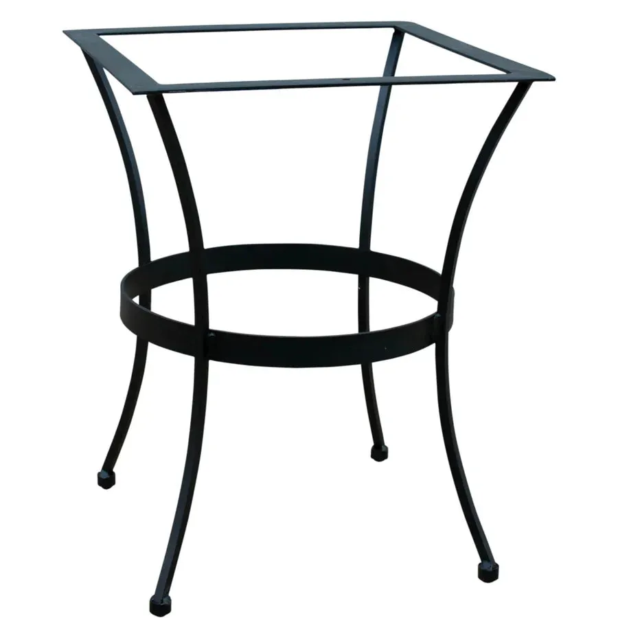 Domiziani Side Table Base, 15 x 15 x 19.5, Black