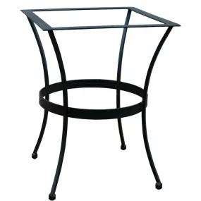 Domiziani Side Table Base, 15 x 15 x 19.5, Black