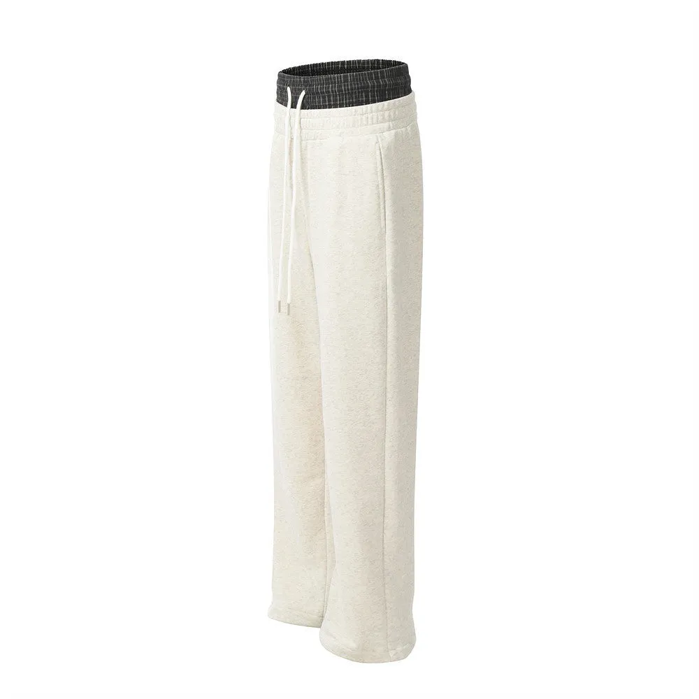 Double Waist Design Casual Pants For Men
