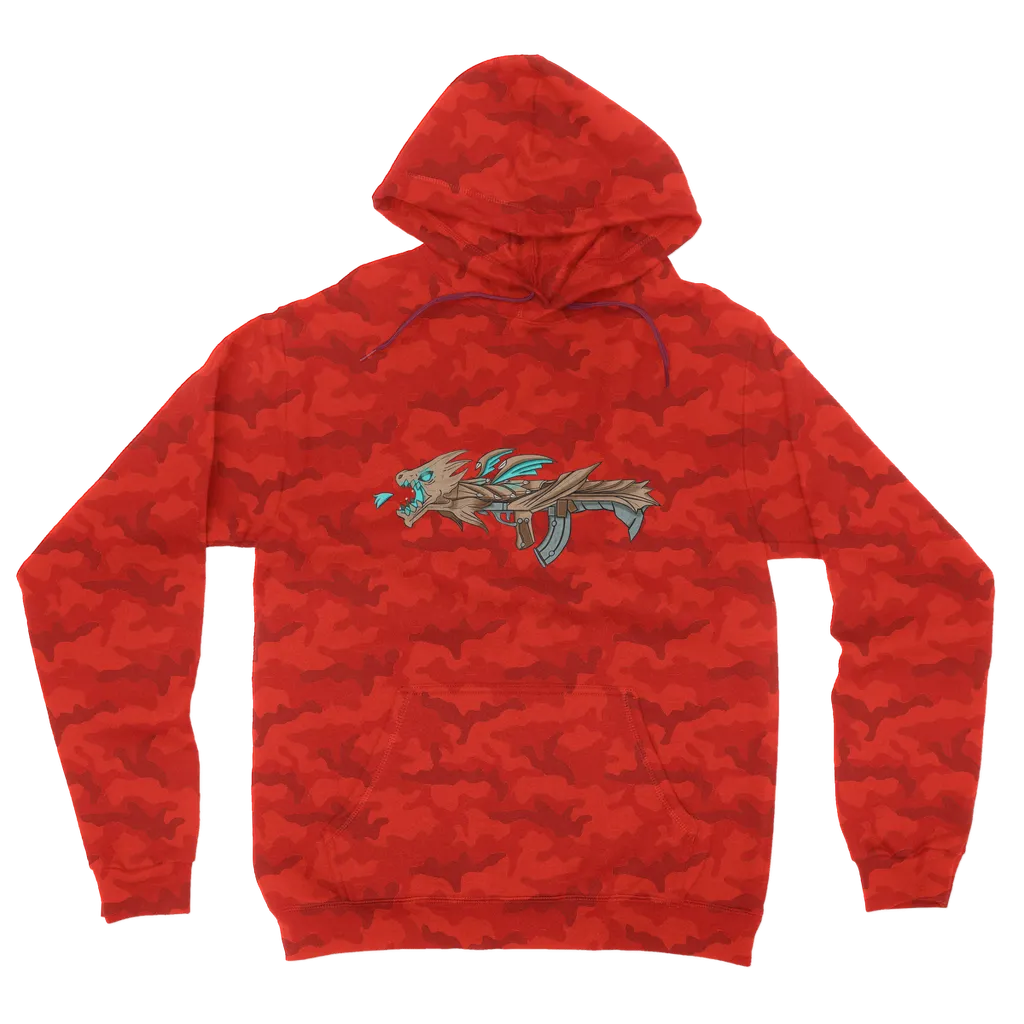 Dragon Gun Camouflage Adult Hoodie